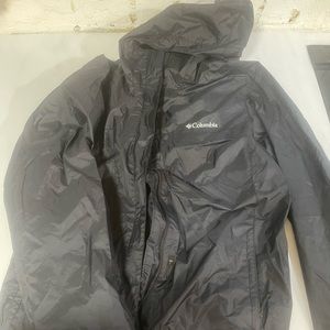 Colombia black windbreaker
